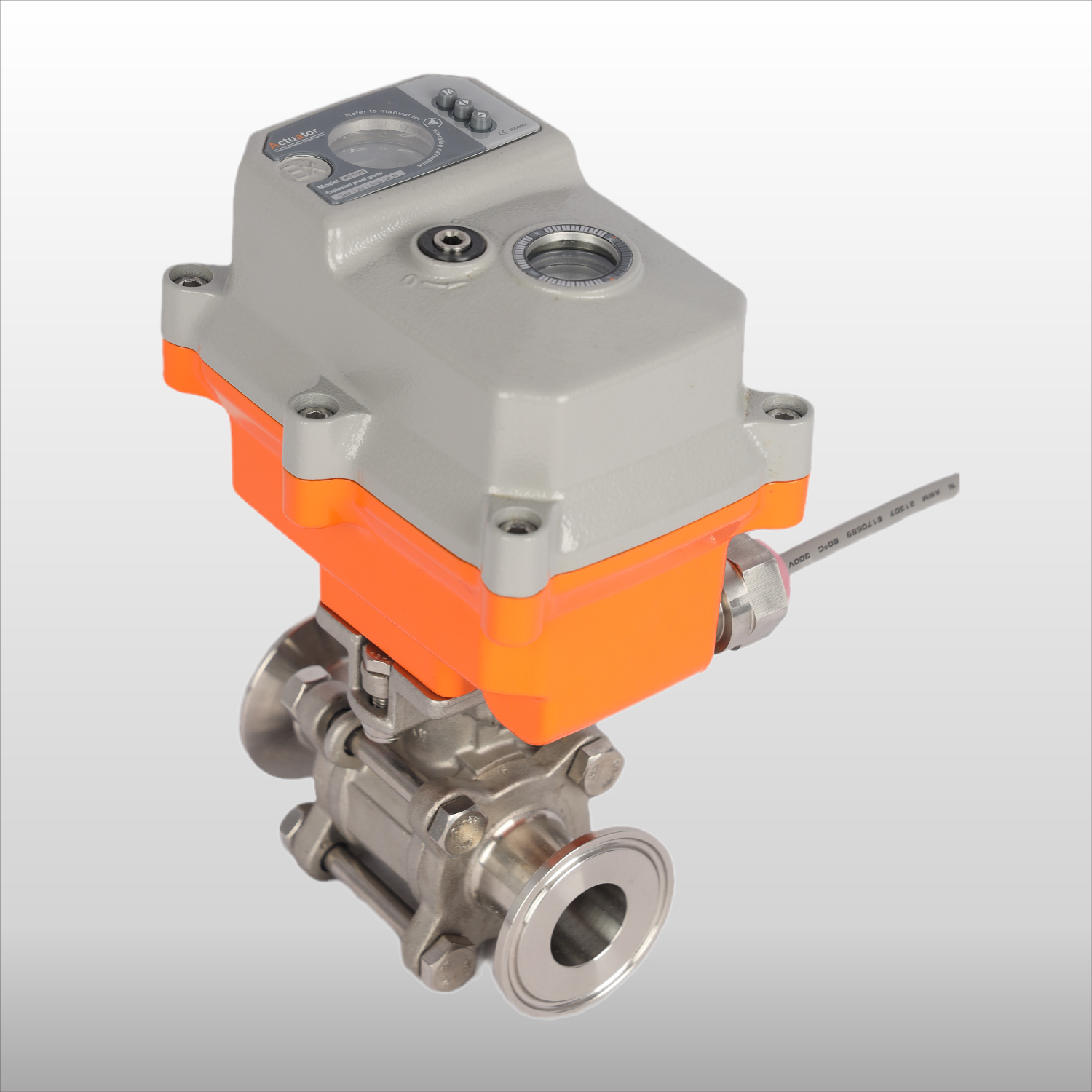 3-piece Sanitary Modulating Ex Explosion Proof Ball Valve