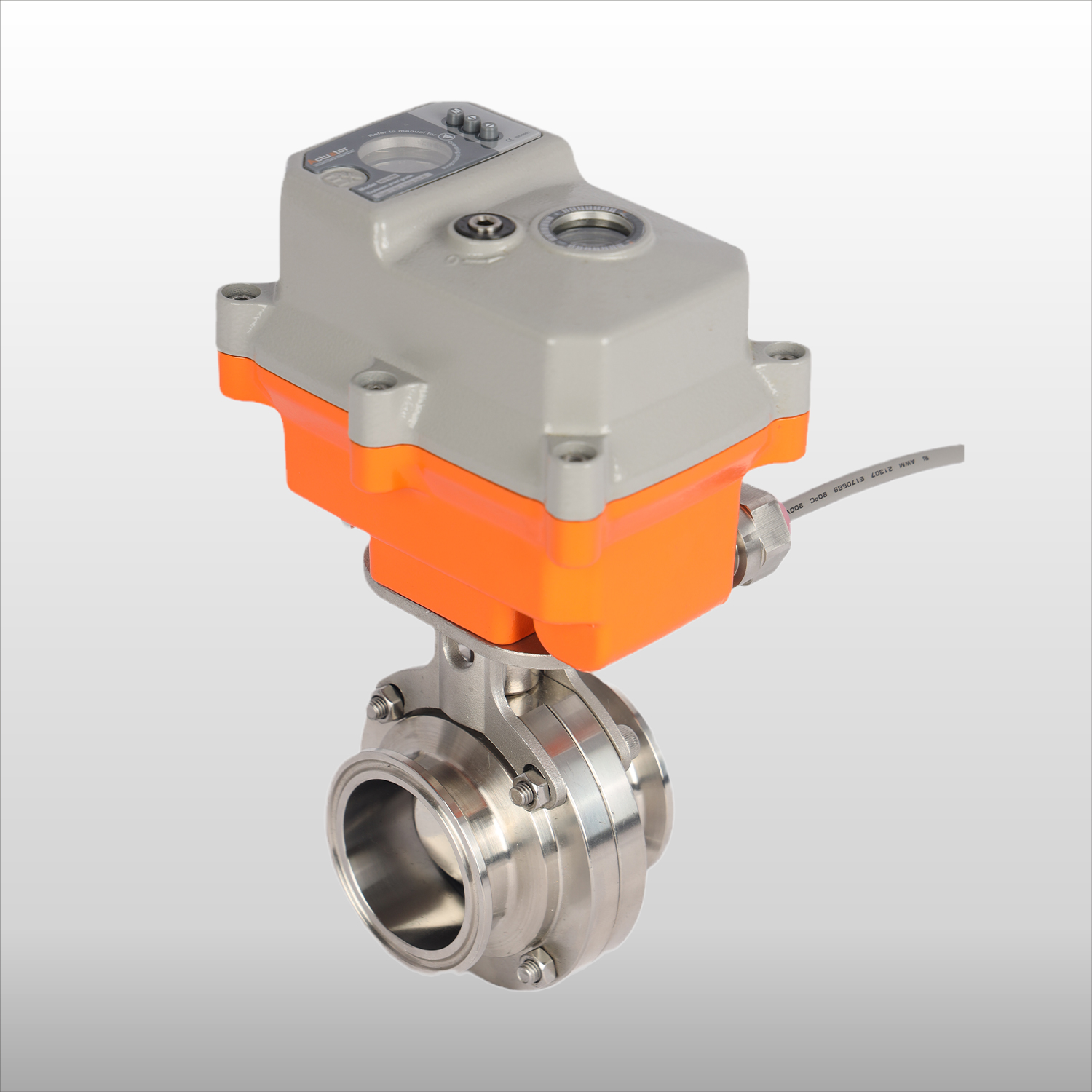 Sanitary Modulating Ex Explosion Proof Butterfly Valve