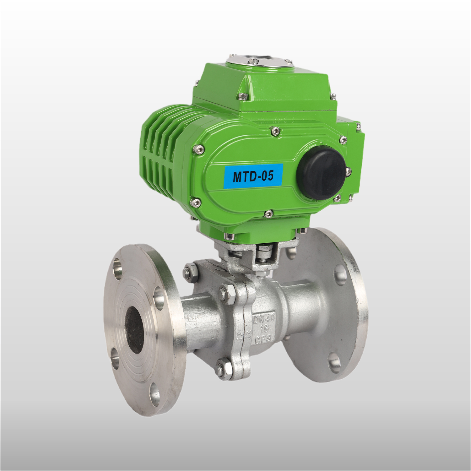 SS Flange Valve Flange End Electric Actuator On and Off