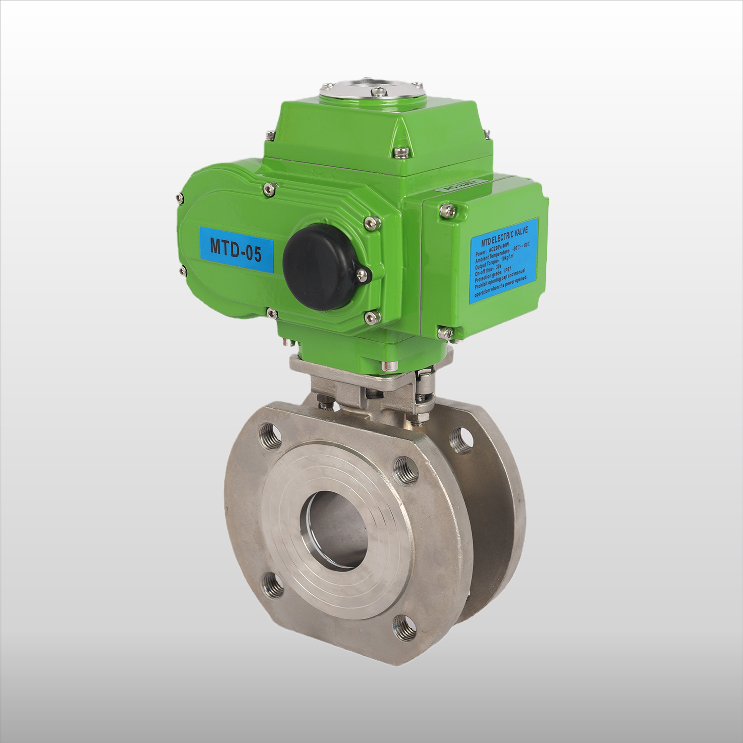 Electric SS Flange Ball Valve