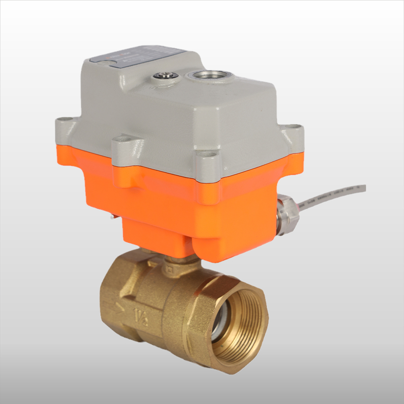 Brass Explosion Proof Ball Valve: On & Off Function - Mtd Actuator Valve